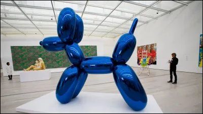 Quel sculpteur am&eacute;ricain contemporain est connu pour ses gigantesques sculptures-ballons color&eacute;es ?