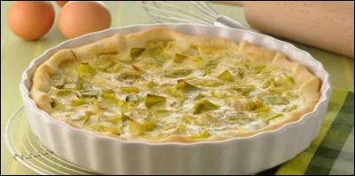La flamiche est une tarte picarde dont l'ingr&eacute;dient principal est l'endive.