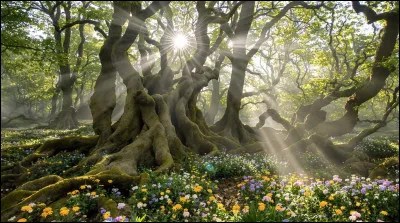 Quelle particularit&eacute; magique est souvent attribu&eacute;e &agrave; la for&ecirc;t de Broc&eacute;liande dans les r&eacute;cits populaires ?