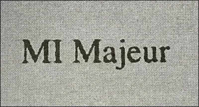 Combien y a-t-il de di&egrave;ses dans la gamme de mi majeur ?