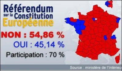 Ce 29 mai, a lieu le r&eacute;f&eacute;rendum sur le Trait&eacute; constitutionnel europ&eacute;en : c'&eacute;tait en ...
