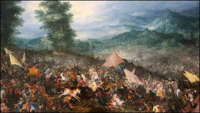 La bataille de Gaugam&egrave;les (331 av. J.-C.)Alexandre le Grand affronta l&rsquo;empire perse sur un terrain ouvert. La bataille fut d&eacute;cisive pour la conqu&ecirc;te de l&rsquo;empire et pour l&rsquo;expansion de la civilisation grecque &agrave; l&rsquo;Est. Elle est strat&eacute;gique par la man&oelig;uvre et la formation utilis&eacute;e.Qui a &eacute;t&eacute; vaincu lors de cette bataille ?