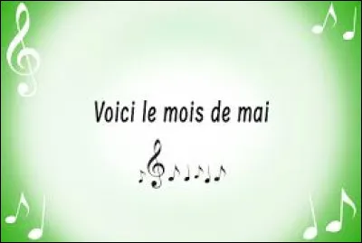 "Voici le mois de mai o&ugrave; les fleurs volent au vent ... O&ugrave; les fleurs volent au vent si jolie mignonne, o&ugrave; les fleurs volent au vent si mignonnement" : quelle chanteuse interpr&egrave;te "Voici le mois de mai" en 1973 sur son album "Nouvelles chansons de la vieille France " ?