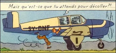 Dans quel &eacute;pisode de Tintin peut-on voir cet avion de tourisme ?