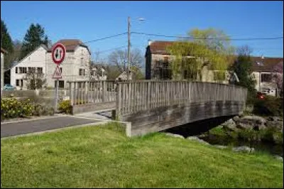 Village de l'arrondissement de Lure, travers&eacute; par l'Ognon, Froideterre se situe dans le d&eacute;partement ...