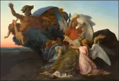 Lequel de ces trois acad&eacute;miciens a r&eacute;alis&eacute; cette toile nomm&eacute;e ''La Mort de Mo&iuml;se'' ?
