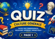 Quiz Culture générale