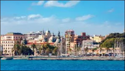 La ville espagnole de Carthag&egrave;ne est un port sur ...