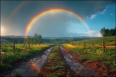 Combien de couleurs comporte un arc-en-ciel traditionnel ?