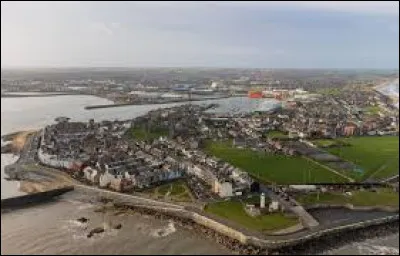 La ville anglaise d'Hartlepool est un port sur la ...