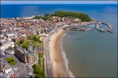 La ville anglaise de Scarborough se situe sur les c&ocirc;tes de la ...