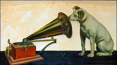 Quelle c&eacute;l&egrave;bre marque avait pour slogan ''La Voix de son maitre'' ?