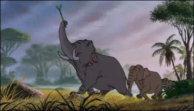 "Une, deux, une, deux, une, deuxLa patrouille des &eacute;l&eacute;phantsS'achemine pesammentLa trompe en avant, les oreilles au ventEt circule militairement"Dans quel Classique d'animation Disney peut-on entendre le colonel Hathi et ses compagnons entonner cette chanson ?