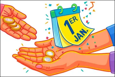 Comment appelle-t-on ces cadeaux offerts traditionnellement &agrave; l'occasion du premier jour de l'ann&eacute;e ?