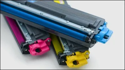 Comment se nomme une cartouche bleue dans une imprimante ?