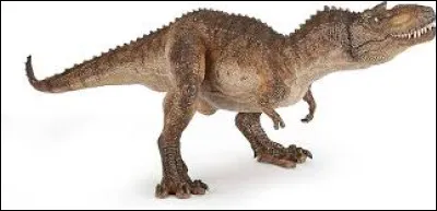 Top : Dinosaure vivant dans l&rsquo;ouest de l&rsquo;Am&eacute;rique du Nord au Cr&eacute;tac&eacute; sup&eacute;rieur, il y a entre 76,5 et 75 millions d&rsquo;ann&eacute;es, j&rsquo;atteignais une longueur de 8 &agrave; 9 m du museau &agrave; la racine de la queue et pesais pr&egrave;s de 2,4 tonnes. Mon nom signifie ''l&eacute;zard f&eacute;roce''. Qui suis-je ?