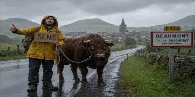 Je pars avec Totor chez une &eacute;leveuse de &laquo; Vaches qui rient &raquo; ; elle r&eacute;side dans une autre r&eacute;gion. Vrai ou faux ?