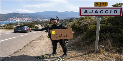 Je pars de la Corse-du-Sud pour la Haute-Corse. Vrai ou faux ?