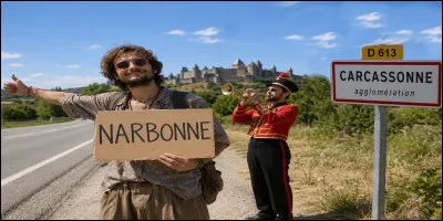 Je pars avec ce trompettiste ; sa fanfare est bas&eacute;e &agrave; Narbonne, une ville situ&eacute;e dans la m&ecirc;me r&eacute;gion. Vrai ou faux ?