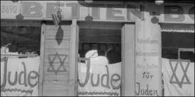 Comment a-t-on appelé les évènements de novembre 1938, consistant en un vaste pogrom dirigé contre les juifs allemands ? C'était le signe annonciateur de la Shoah :