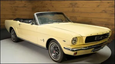 Quel est ce cabriolet am&eacute;ricain sorti en 1964 ?