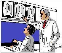 Il regarde vos os, c'est un :