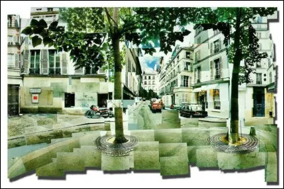 Outre la peinture, Hockney s'int&eacute;resse de pr&egrave;s...