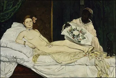 Comment s'intitule ce tableau de Manet qui choqua les visiteurs du salon de peinture en 1865 ?