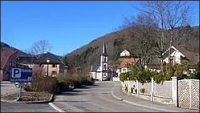 Commune de l'arrondissement de S&eacute;lestat-Erstein, Lalaye se situe dans le d&eacute;partement ...