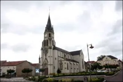 Voici l'&eacute;glise Saint-Calixte, &agrave; Pontpierre. Village Mosellan, sur les bords de la Nied allemande, il se situe en r&eacute;gion ...