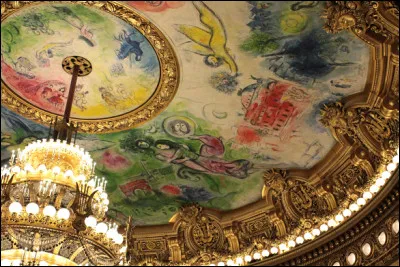 Quel artiste de renom a peint le plafond du Palais Garnier &agrave; la demande d'Andr&eacute; Malraux, en 1962 ?