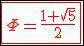 Est-ce la formule donnant le nombre d'or ?