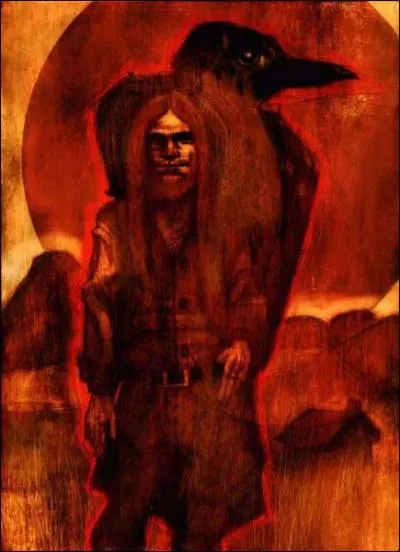 Comment se nomme justement ce jeune ermite aux longs cheveux et à la barbe rousse que le pistolero rencontre en traversant le désert ?