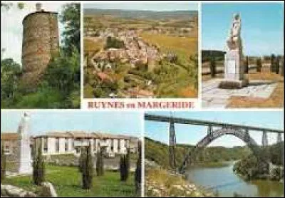 Voici diff&eacute;rentes vues de Ruynes-en-Margeride, dont le viaduc de Garabit qui se situe en partie sur son territoire. Village d'Auvergne-Rh&ocirc;ne-Alpes, dans l'aire d'attraction Sanfloraine, sur les bords de la Truy&egrave;re, il se situe dans le d&eacute;partement ...