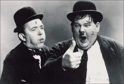 Laurel et Hardy : Laurel est en :