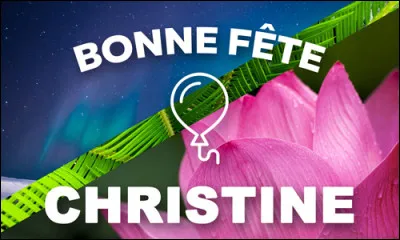 Bonne f&ecirc;te Christine ! 24 juillet.Figure embl&eacute;matique de la t&eacute;l&eacute;vision, on l'applaudit tr&egrave;s fort !
