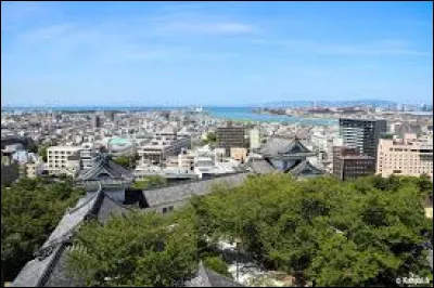 Ville japonaise de 350 000 habitants situ&eacute;e au sud de la baie d'Osaka :