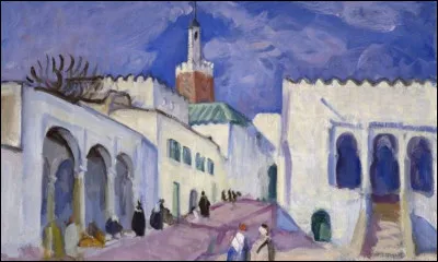 Voici un joli tableau de Tanger qu'Henri Matisse a r&eacute;alis&eacute; lors de son s&eacute;jour...