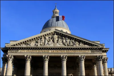 Quelle personnalit&eacute; a fait son entr&eacute;e au Panth&eacute;on le 30 septembre 1808 ?