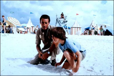 Un peu moins tranquille, cette plage est le lieu du film...