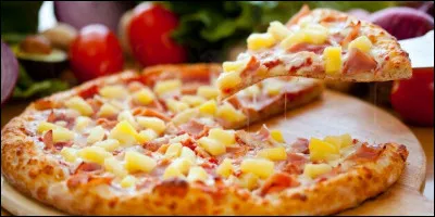 Quel fruit trouve-t-on dans la recette d'une pizza hawa&iuml;enne ?