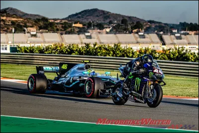 Le record de vitesse de pointe est plus &eacute;lev&eacute; en MotoGP qu&rsquo;en Formule 1.