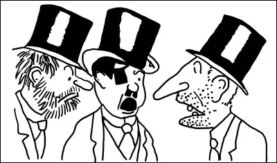 Quels sont les noms de ces 3 personnages de B.D. cr&eacute;es en 1908, 3 filous &agrave; la fois escrocs, h&acirc;bleurs et indolents ?