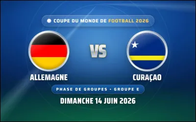 Quel est le score du match Allemagne-Cura&ccedil;ao ?