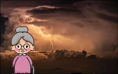Un &eacute;norme orage &eacute;clate. Mamie se pr&eacute;cipite pour fermer toutes les fen&ecirc;tres en hurlant : "Ferme les fen&ecirc;tres, vite ! Le courant d'air va aspirer la foudre dans le salon et on va finir en toasts grill&eacute;s !". Mais est-ce qu'un courant d'air peut vraiment d&eacute;placer la foudre ?