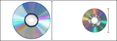 Quel diam&egrave;tre mesure un DVD standard ?