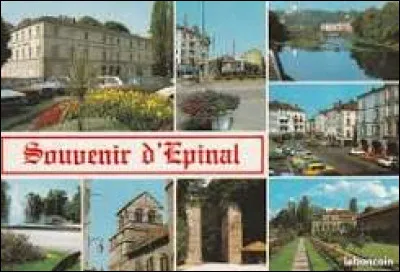 Je vous propose de faire une halte en Lorraine dans la cit&eacute; de l'image, c'est -&agrave;-dire &agrave; &Eacute;pinal. Pr&eacute;fecture de sont d&eacute;partement, travers&eacute;e par la Moselle , elle se situe ...