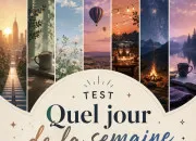 Test Quel jour de la semaine es-tu ?
