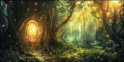 Tu d&eacute;couvres une porte myst&eacute;rieuse dans une for&ecirc;t. Que fais-tu ?
