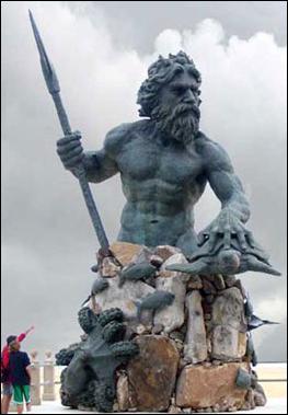 Dans la mythologie romaine dieu des mers et des ocans. Qui est-ce ?